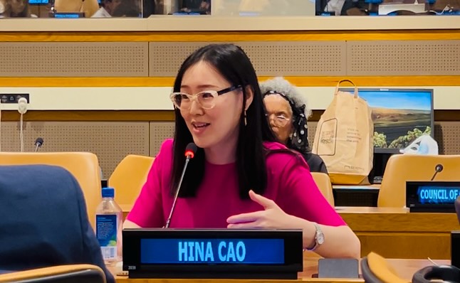 A Global Message of Love and Prestige: HINA Founder Hina Cao’s United Nations Talk